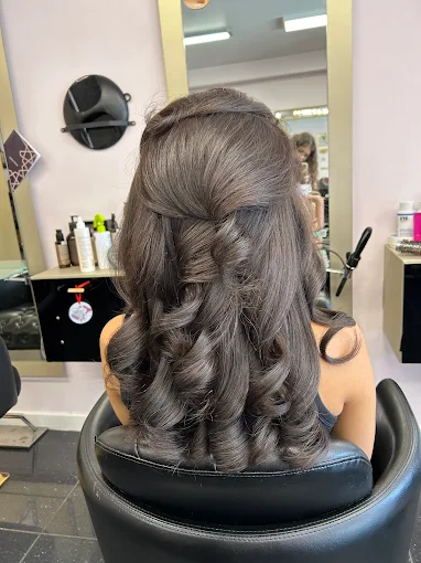 Hair styling work 1