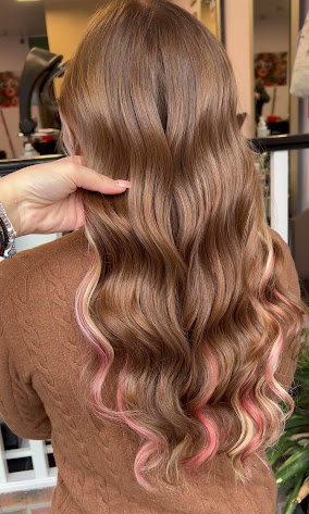 Hair styling work 2